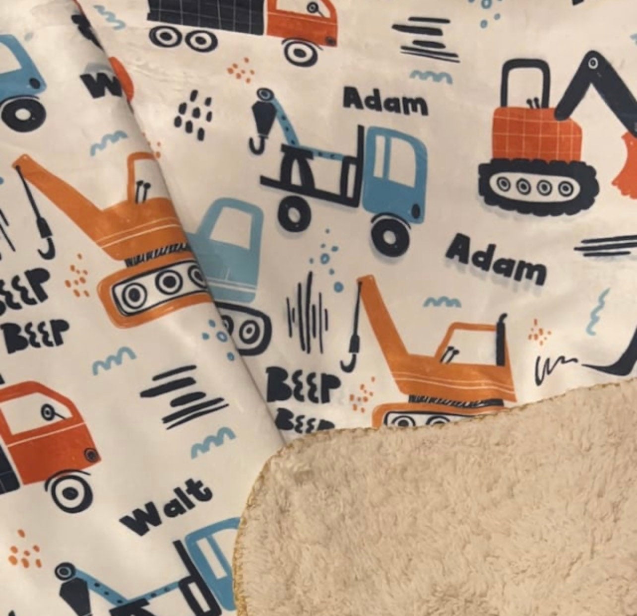 Kids Animal Design Personalize blanket, Minky or Sherpa custom blanket, Baby blanket, Kids Blanket, birthday gift idea - CustomCooper