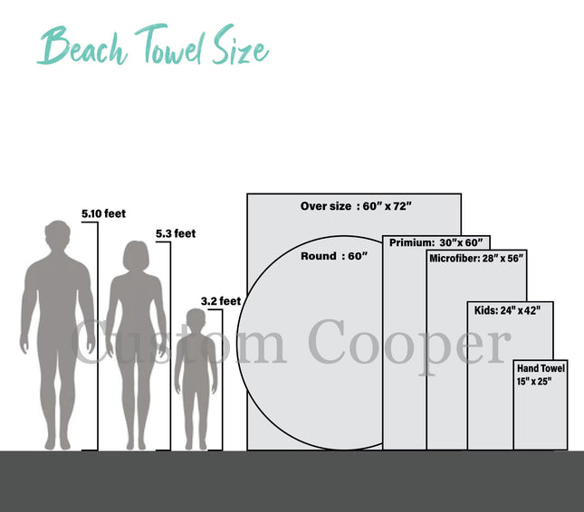 Tie Dye Bold Font Style Personalized Beach Towel Personalized Name Bath Towel Custom Pool Towel Beach Towel With Name Outside Birthday Gift - CustomCooper