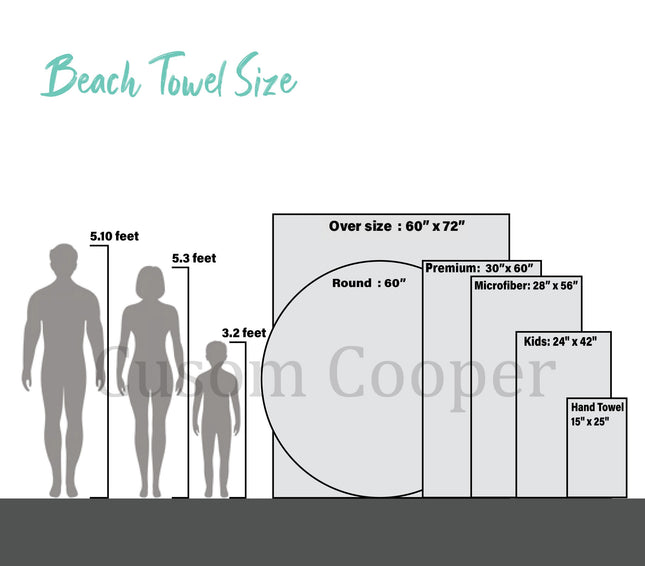 Groovy RETRO Style Personalized Beach Towel Personalized Name Bath Towel Custom Beach Towel With Name Outside Birthday Vacation Gift - CustomCooper