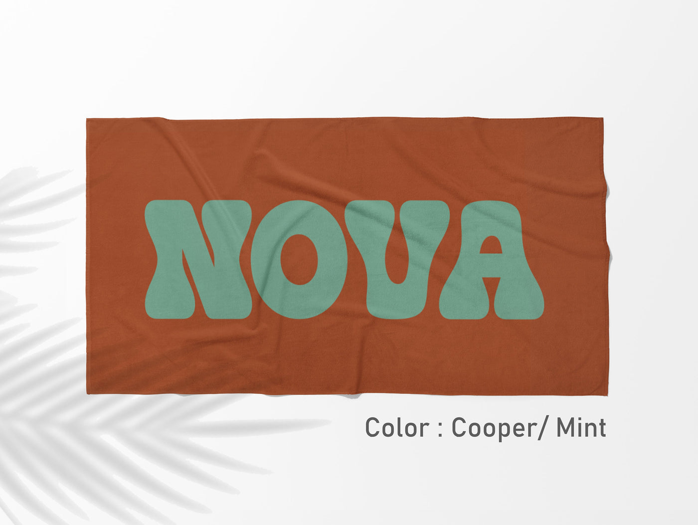 RETRO Style Personalized Beach Towel Personalized Name Bath Towel Custom Pool Towel Beach Towel With Name Outside Birthday Vacation Gift - CustomCooper